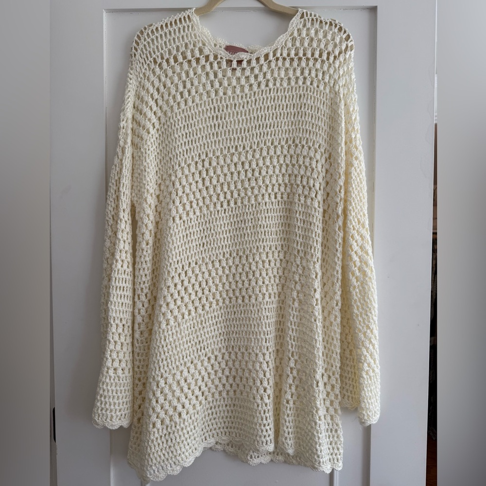 Show Me Your Mumu Crochet Swim Cover Up
